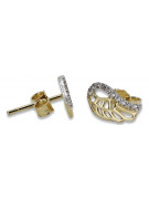 Gold earrings ★ zlotychlopak.pl ★ Gold sample 585 333 Low price!