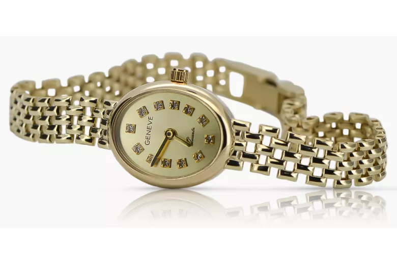 Reloj ★ de oro para damas zlotychlopak.pl Pureza de oro 585 333 ¡★ Precio bajo!