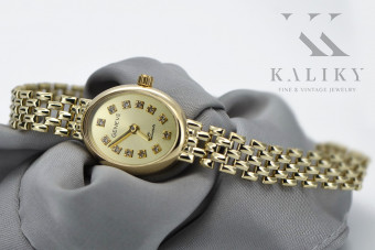 Italian Yellow 14K Gold Geneve Lady Watch lw016y