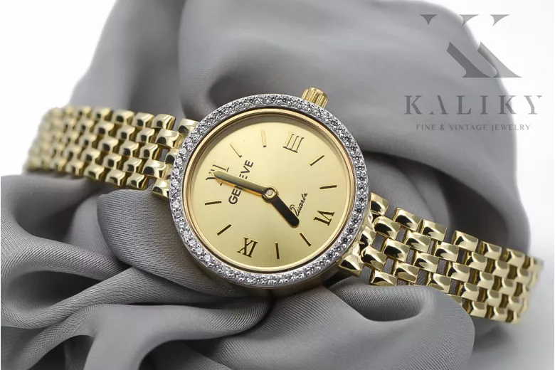 Montre ★ dame en or zlotychlopak.pl ★ Pureté d’or 585 333 Prix bas!