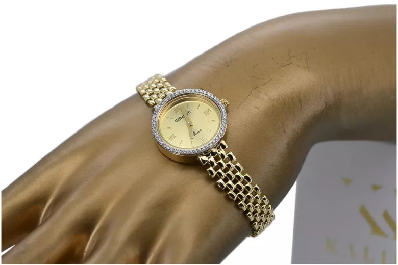 Reloj ★ de oro para damas zlotychlopak.pl Pureza de oro 585 333 ¡★ Precio bajo!