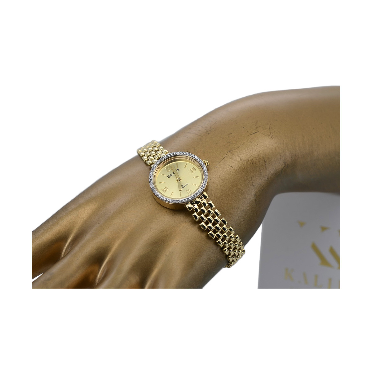 Reloj ★ de oro para damas zlotychlopak.pl Pureza de oro 585 333 ¡★ Precio bajo!