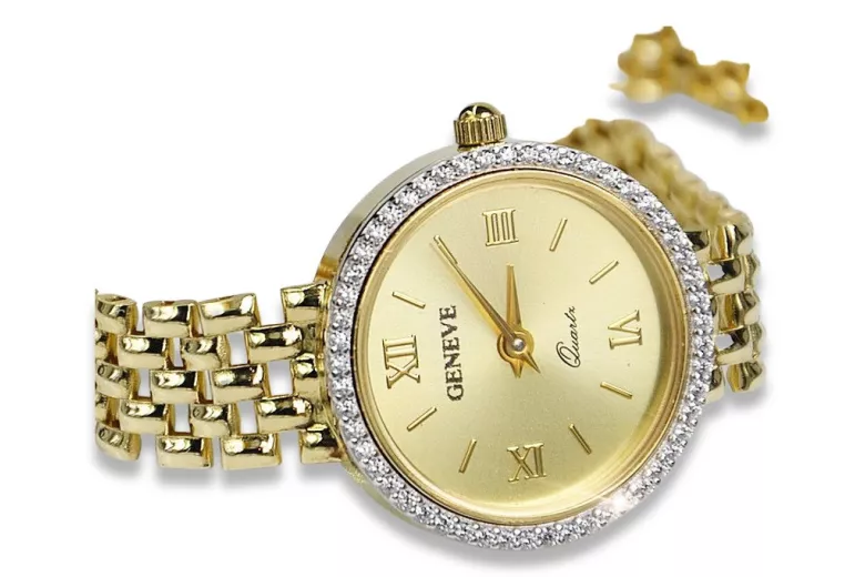 Montre ★ dame en or zlotychlopak.pl ★ Pureté d’or 585 333 Prix bas!