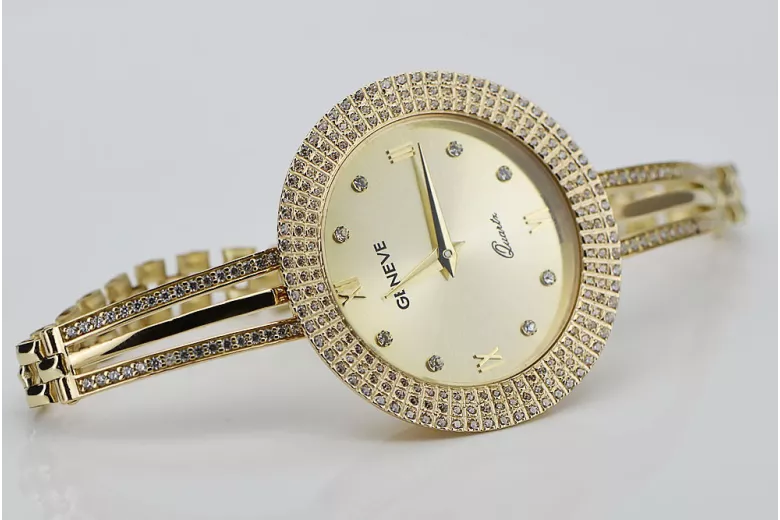 Gold ladies watch ★ zlotychlopak.pl ★ Gold purity 585 333 Low price!