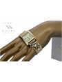 Gold men's watch Geneve ★ zlotychlopak.pl ★ Gold purity 585 333 Low Price!