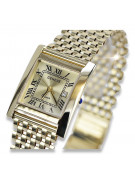 Goldene Herrenuhr Geneve ★ zlotychlopak.pl ★ Gold Reinheit 585 333 Niedriger Preis!