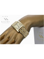 Gold men's watch Geneve ★ zlotychlopak.pl ★ Gold purity 585 333 Low Price!