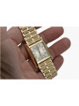 Goldene Herrenuhr Geneve ★ zlotychlopak.pl ★ Gold Reinheit 585 333 Niedriger Preis!