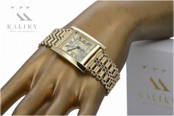 "Sunshine Glow 14k Italian Gold Men's Watch" mw009y&mbw011y