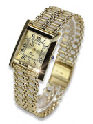 Gold men's watch Geneve ★ zlotychlopak.pl ★ Gold purity 585 333 Low Price!