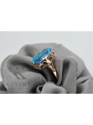 Russische sowjetische Rose 14 Karat 585 Gold Alexandrit Rubin Smaragd Saphir Zirkon Ring vrc014