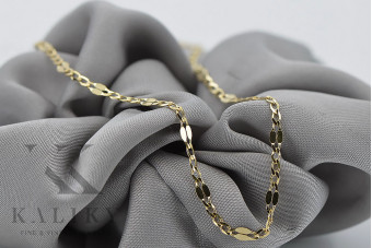 "Yellow Italian 14k Gold Figaro Chain - Stunning, Unique, and Luxurious" cc077y