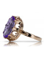 Rose soviétique russe 14k 585 or Alexandrite Ruby Emerald Sapphire Zircon ring vrc084