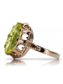 Rose soviétique russe 14k 585 or Alexandrite Ruby Emerald Sapphire Zircon ring vrc084