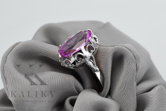 925 Sterling Silber, Amethyst, Topas, Turmalin Ring vrc134s