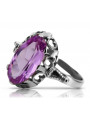 Rose soviétique russe 14k 585 or Alexandrite Ruby Emerald Sapphire Zircon ring vrc014