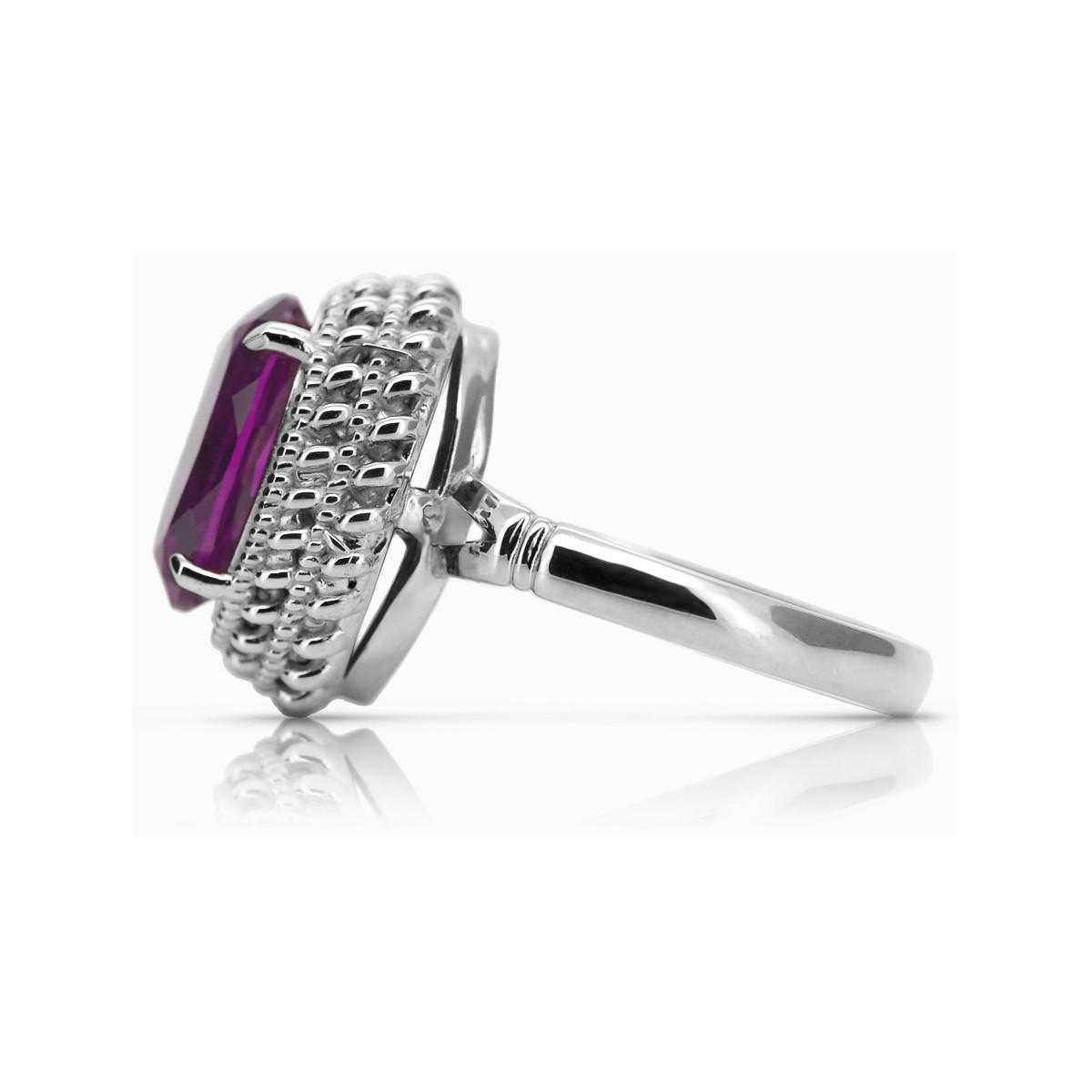 Rose soviétique russe 14k 585 or Alexandrite Ruby Emerald Sapphire Zircon ring vrc014