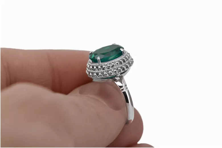 Rose soviétique russe 14k 585 or Alexandrite Ruby Emerald Sapphire Zircon ring vrc014