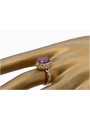 Russische sowjetische Rose 14 Karat 585 Gold Alexandrit Rubin Smaragd Saphir Zirkon Ring vrc084