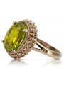 Russian Soviet rose 14k 585 gold Alexandrite Ruby Emerald Sapphire Zircon ring  vrc084