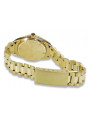 Gold men's watch Geneve ★ zlotychlopak.pl ★ Gold purity 585 333 Low Price!