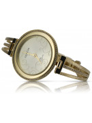 Reloj de damas de oro ★ zlotychlopak.pl ★ Pureza de oro 585 333 ¡Precio bajo!