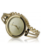 Reloj de damas de oro ★ zlotychlopak.pl ★ Pureza de oro 585 333 ¡Precio bajo!