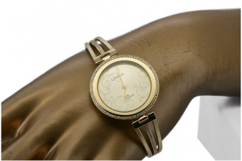 Reloj de damas de oro ★ zlotychlopak.pl ★ Pureza de oro 585 333 ¡Precio bajo!