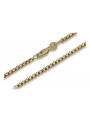 "14K Italian Yellow Gold Rope Chain Necklace" cc078y