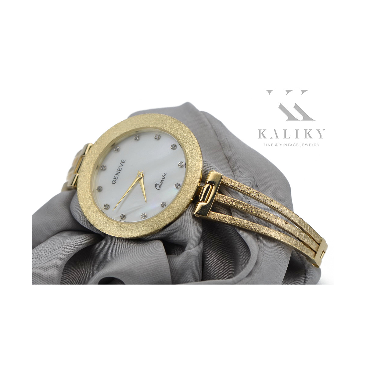 Reloj de damas de oro ★ zlotychlopak.pl ★ Pureza de oro 585 333 ¡Precio bajo!