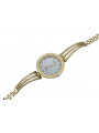 Reloj de damas de oro ★ zlotychlopak.pl ★ Pureza de oro 585 333 ¡Precio bajo!