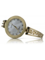 Reloj de damas de oro ★ zlotychlopak.pl ★ Pureza de oro 585 333 ¡Precio bajo!