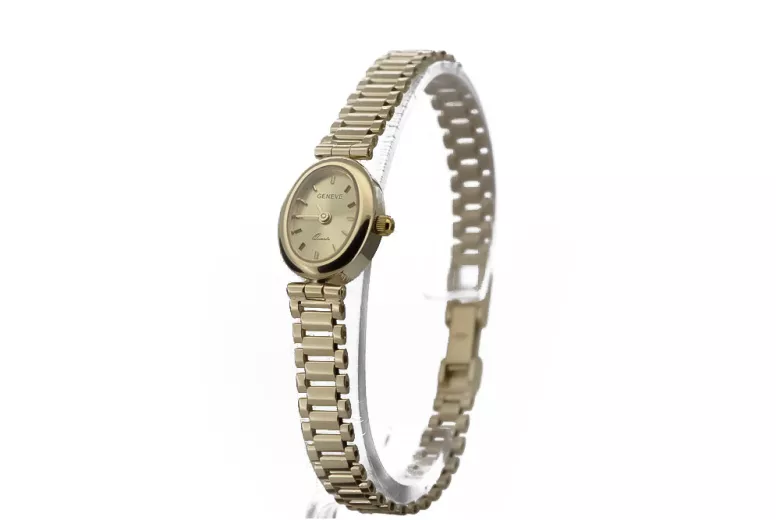 Reloj de damas de oro ★ zlotychlopak.pl ★ Pureza de oro 585 333 ¡Precio bajo!