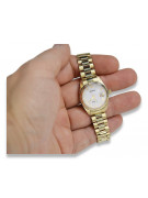 Goldene Herrenuhr Geneve ★ zlotychlopak.pl ★ Gold Reinheit 585 333 Niedriger Preis!