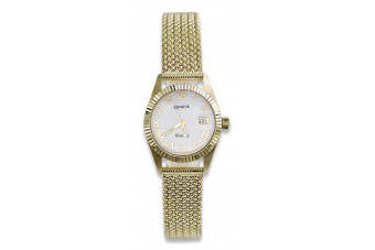 Gold men's watch Geneve ★ zlotychlopak.pl ★ Gold purity 585 333 Low Price!
