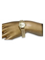 Gold men's watch Geneve ★ zlotychlopak.pl ★ Gold purity 585 333 Low Price!