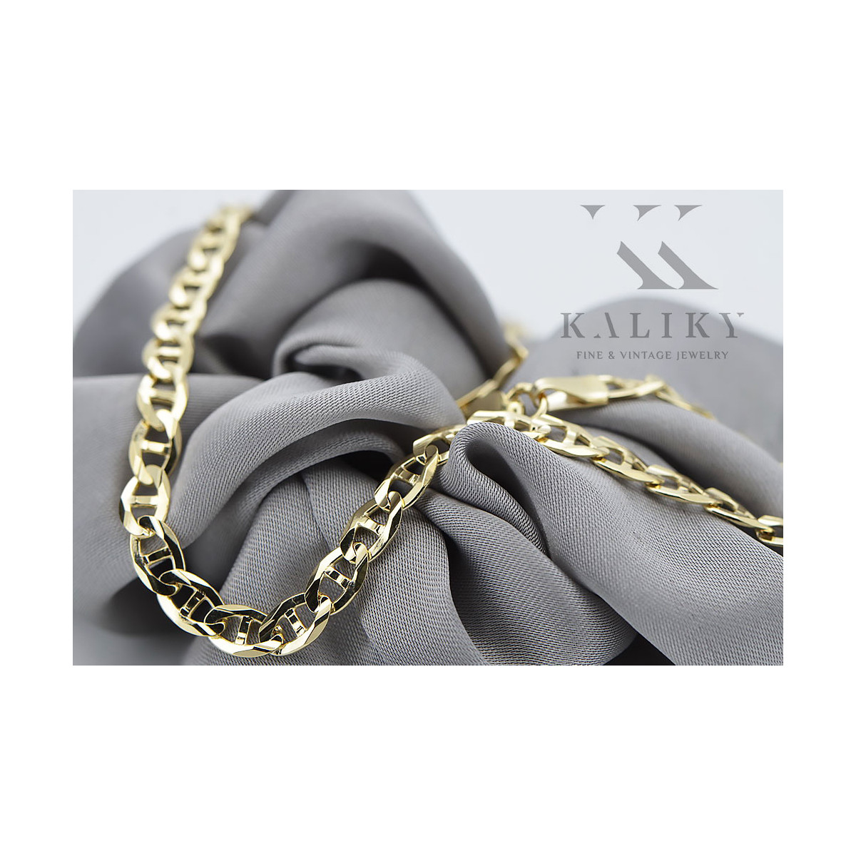 Yellow rose gold chain ★ russiangold.com ★ Gold 585 333 Low price