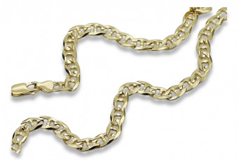 "14k Yellow Gold Solid Gucci Chain Necklace" cc016y