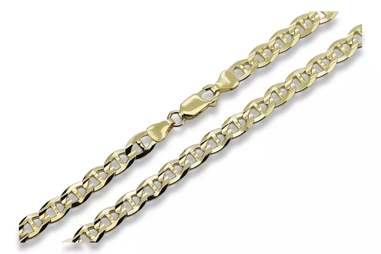 Yellow rose gold chain ★ russiangold.com ★ Gold 585 333 Low price