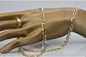 Yellow rose gold chain ★ russiangold.com ★ Gold 585 333 Low price