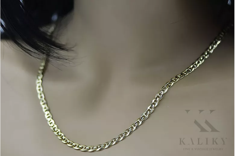 Yellow rose gold chain ★ russiangold.com ★ Gold 585 333 Low price