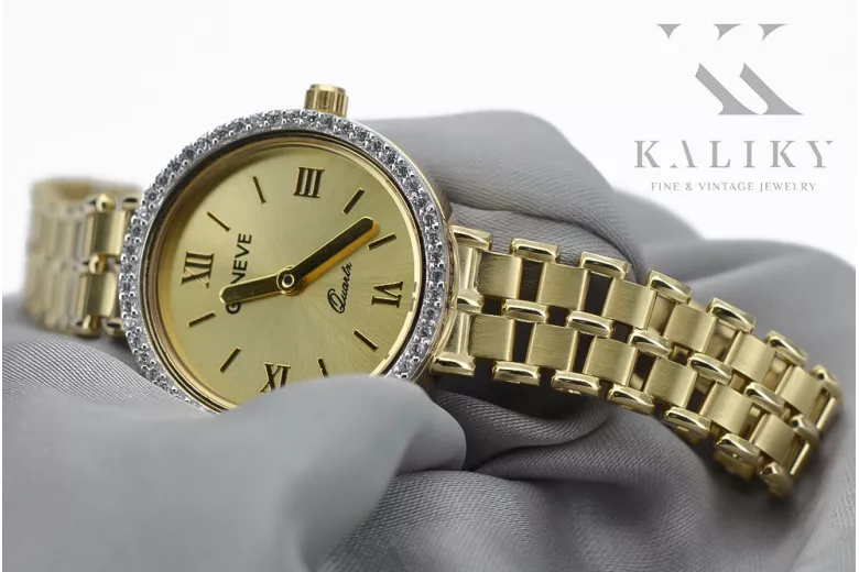 Reloj ★ de oro para damas zlotychlopak.pl Pureza de oro 585 333 ¡★ Precio bajo!