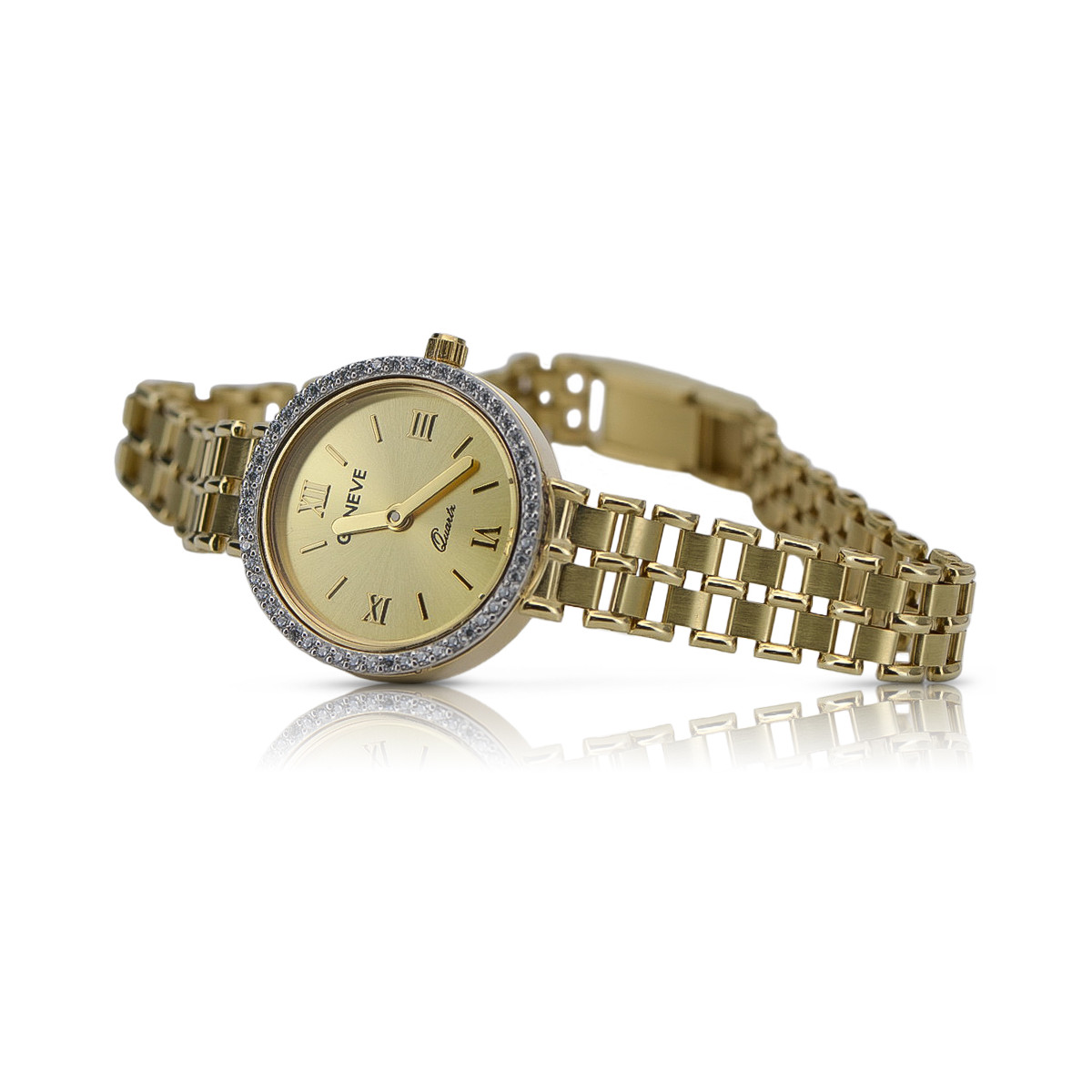 Gold ladies watch ★ zlotychlopak.pl ★ Gold purity 585 333 Low price!