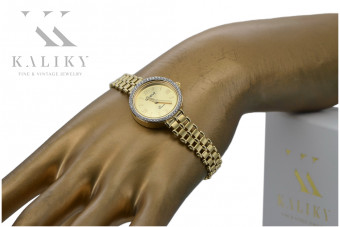 14 Karat Gelbgold Damen Armbanduhr Geneve lw027y