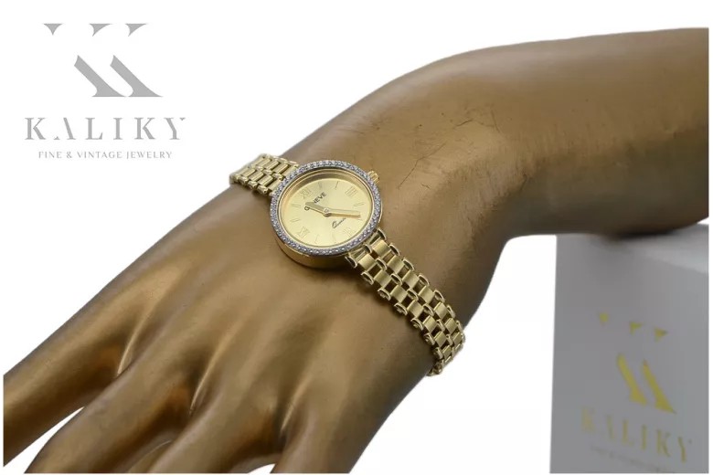 Gold ladies watch ★ zlotychlopak.pl ★ Gold purity 585 333 Low price!