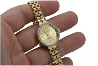 Montre ★ dame en or zlotychlopak.pl ★ Pureté d’or 585 333 Prix bas!