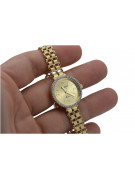 14 Karat Gelbgold Damen Armbanduhr Geneve lw027y