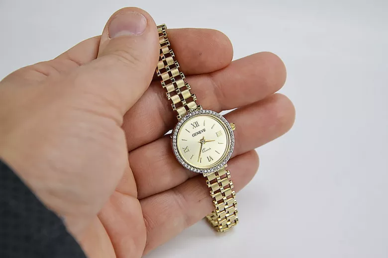 Gold ladies watch ★ zlotychlopak.pl ★ Gold purity 585 333 Low price!