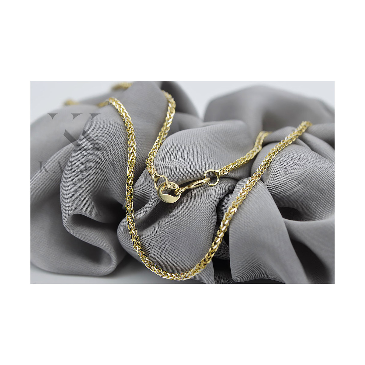 Italian Fox Tail 14K Yellow Gold Chain - Various Length Options cc035y