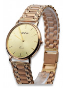 Вінтажний рожевий годинник з чоловічого золота 14k 585 Geneve Wristwatch mw004r&mbw009r